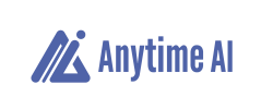 The words "Anytime AI" with an abstract logo on the left