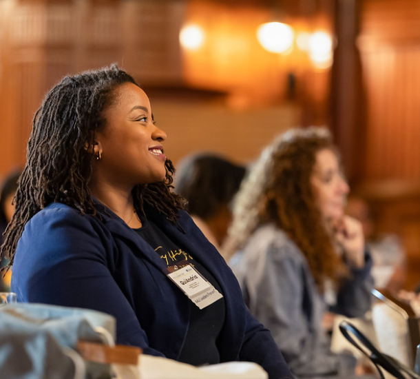 Woman-Watching-Speaker